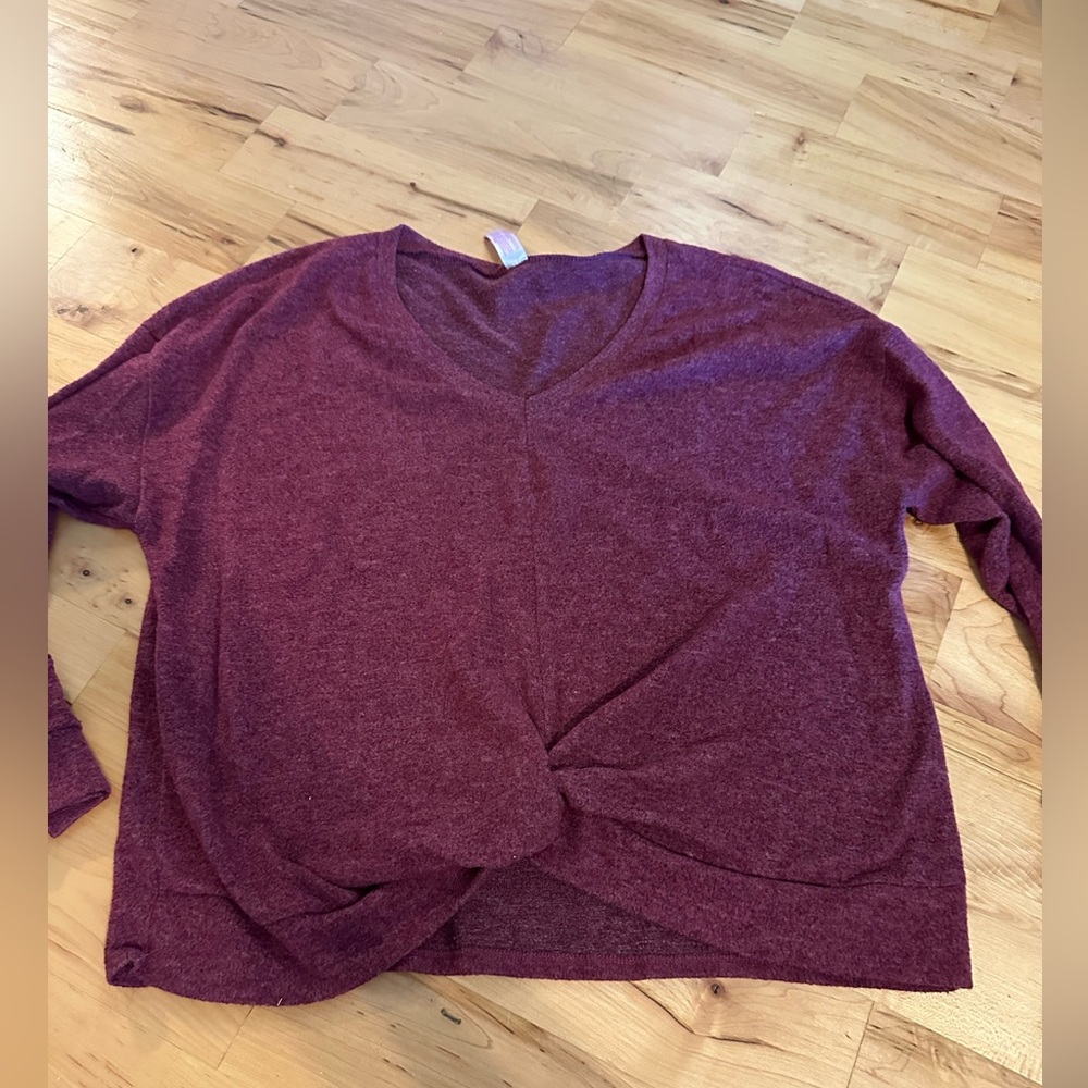 Super Soft Maroon Sweater